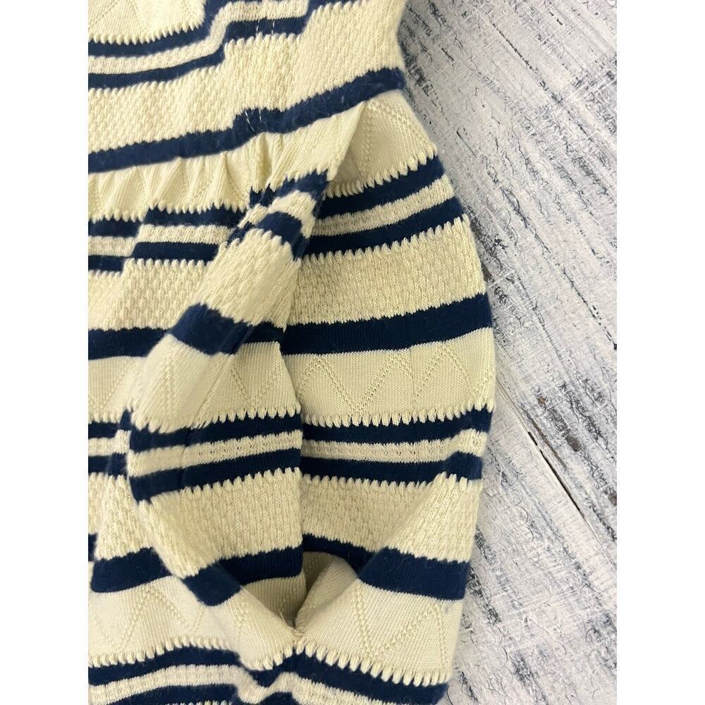 J. Crew Factory Navy Ivory Stripe Sleeveless Fit & Flare Dress Size M
Preppy - Picture 5 of 7